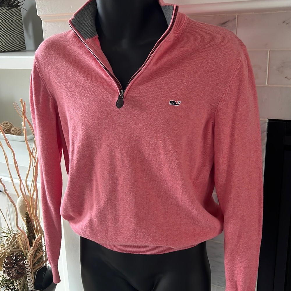 Mens XS Vineyard Vines 1/4 zip sweater